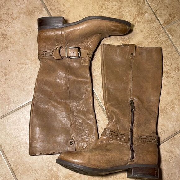 Jessica Simpson Tan leather boot - Picture 1 of 4